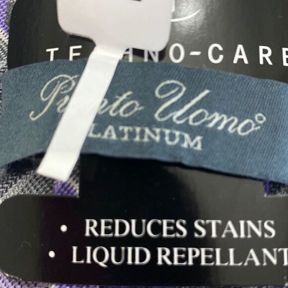 ProntoUomo platinum Mens wearhouse gray lavender purple stripe X long - Picture 4 of 7